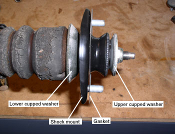 rear shock mounts: assembly (close up)