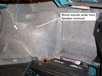 rear shock mounts: location