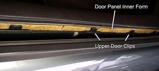 Door panel re-assembly